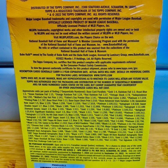 2022 Topps Series 2 Baseball Hanger Box (**NEW Release!!**) - Picture 3 of 3